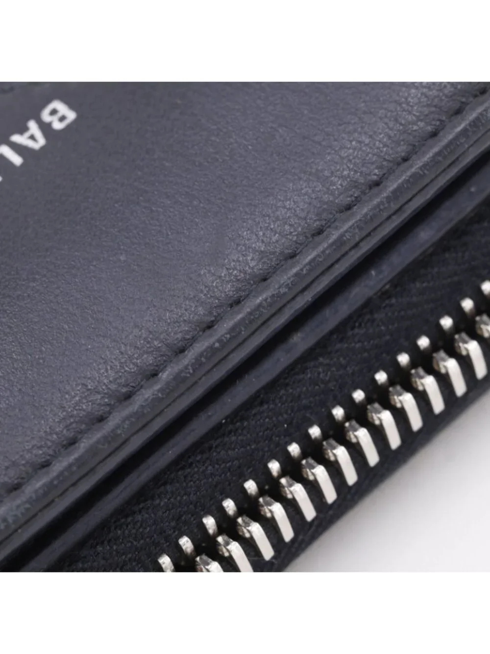 Balenciaga Paper Bill Ford Compact Wallet Calf Black Bifold